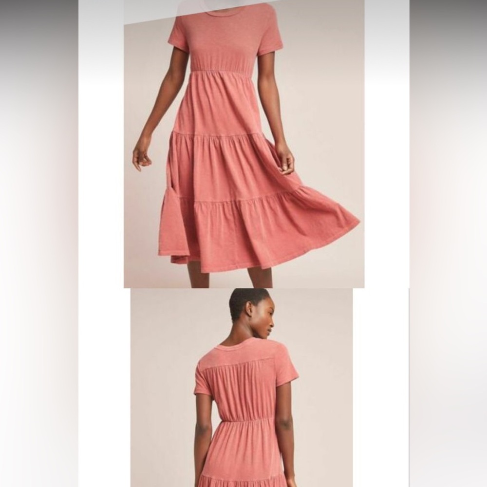 Sundry flowy tiered Mindi dress